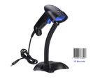 1D Laser USB Wired Barcode Scanner With Stand IS-1100L+ (10-Pack)