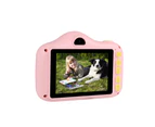 28MP 3.5 Inch Large Screen Childrens Camera - USB Rechargeable - 32GB- Pink