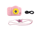 28MP 3.5 Inch Large Screen Childrens Camera - USB Rechargeable - 32GB- Pink