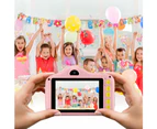 28MP 3.5 Inch Large Screen Childrens Camera - USB Rechargeable - 8GB- Pink
