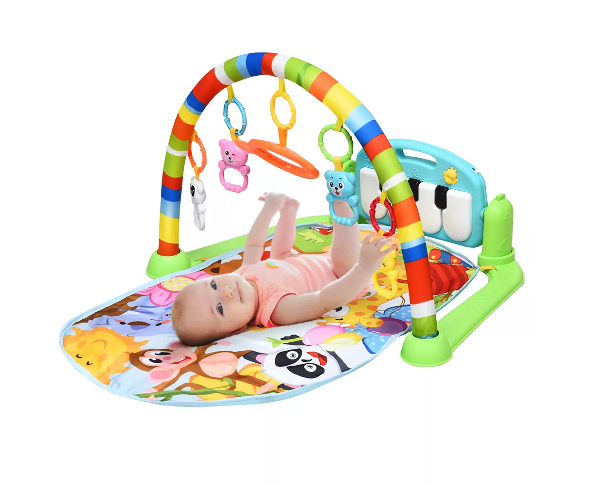 Baby Infant Play Mats Rack Gym Musical Toys Activity Floor Kids Music Piano