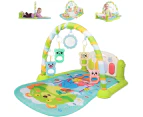 Infant Play Mat Musical Activity Gym Mat Baby Kick Piano Mat Floor Play Blanket Educational Toys ,Lying Down And Play, Sit And Play
