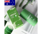 Green Tea Purifying Cleansing Mask Oil Anti-Acne Clay Stick Control Fine Solid