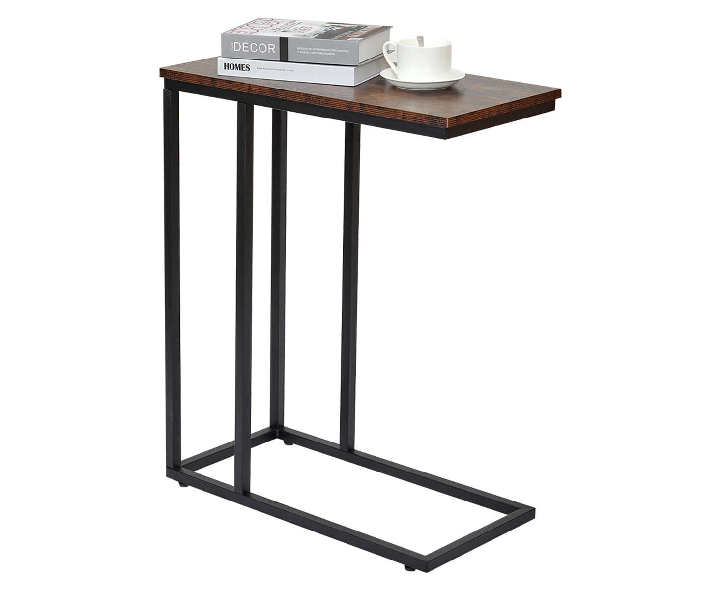 Viviendo Industrial Style C shaped Side table & Bedside table