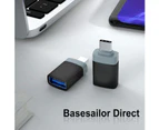 3pcs Black USB C Male to USB 3.0 Female Adapter Thunderbolt 3 OTG Adapter for MacBook Pro