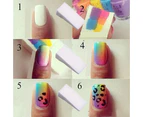 8Pcs Beauty Nail Sponges for Acrylic Manicure Gel Nail Art Care DIY UV Tool