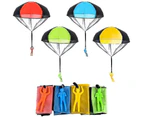 Parachute Toy Set Tangle Free Throwing Toy Parachute Throwing Parachute Figures Toss Toy Giftblue