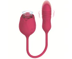 HC Rose Realistic Tongue Licking & Thrusting Dildo Vibrator