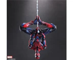 Play Arts Spiderman Super Hero Spider Man : Homecoming Action Figure Toys 28cm