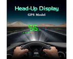 Colorfulstore Car GPS Digital Speedometer Head-up Display HUD Windshield Projector USB Charger-