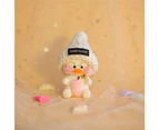 New Arrival 15cm Cute Duck Keychain Kawaii Cafe Mimi Yellow Duck Action Figure Keyring Bags Decoration Toys For Children Gifts - Style-A14