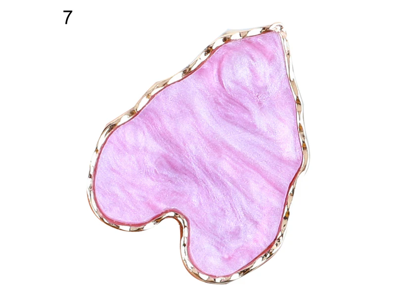 Nirvana Nail Color Plate Wearable Displaying Smooth Resin Nail Color Palette Gel Polish Mixing Plate for Manicure- 7