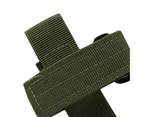 Fulllucky Waist Belt Buckle Hook And Loop Portable Rotatable Wear-Resistant Lightweight Hanging Gloves Nylon Multipurpose Webbing Trian-Army Green