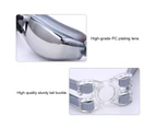Fulllucky 1 Set Swim Goggles Waterproof Professional Safe Buckle Design Swimming Glasses for Water Sports-Grey