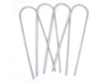 Trampolines Wind Stakes Heavy Duty U Type Sharp Ends Safety Ground Anchor Galvanized Steel - 4Pcs