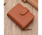 Mens Wallet RFID Blocking Multi Card Holder Wallets for Men Wallet with Zipper Small Men's Leather Wallet