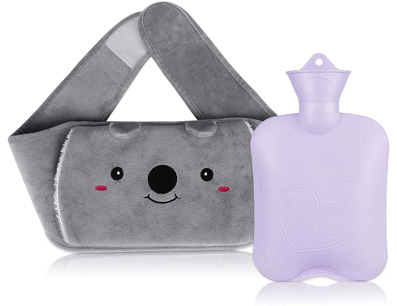Hot Water Bottle, Hot Water Bottle With Cover, Hot Water Bottle With Waist, Suitable For Most People