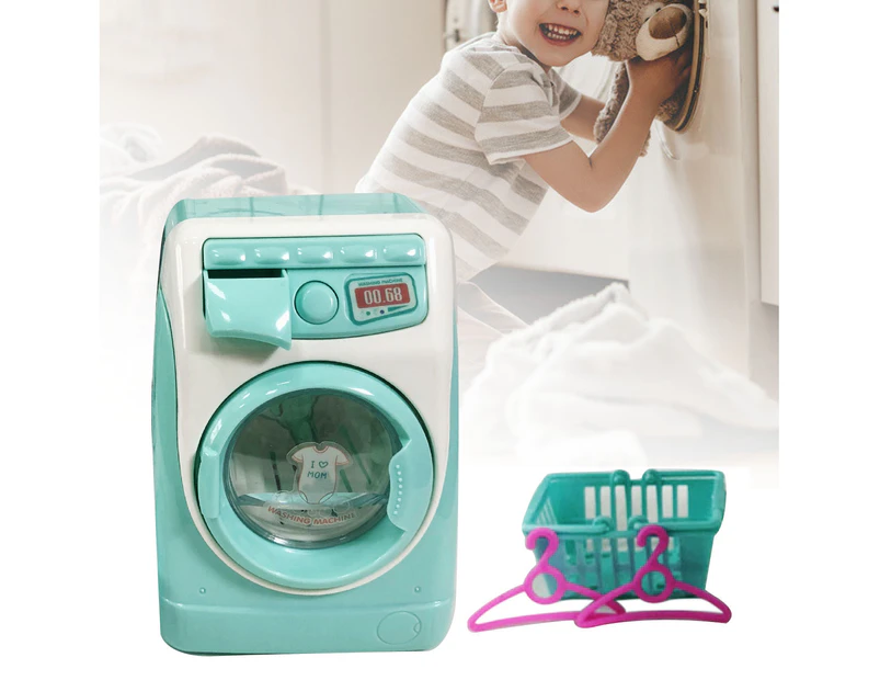 Nvuug Mini Simulation Washing Machine Model Oven Play House Role Children Kitchen Toy