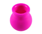 Bojdue High Elasticity Lip Plumper Lifting Labium with Brush Women Silicone Sexy Full Lip Enhancer Device for Female-Purple