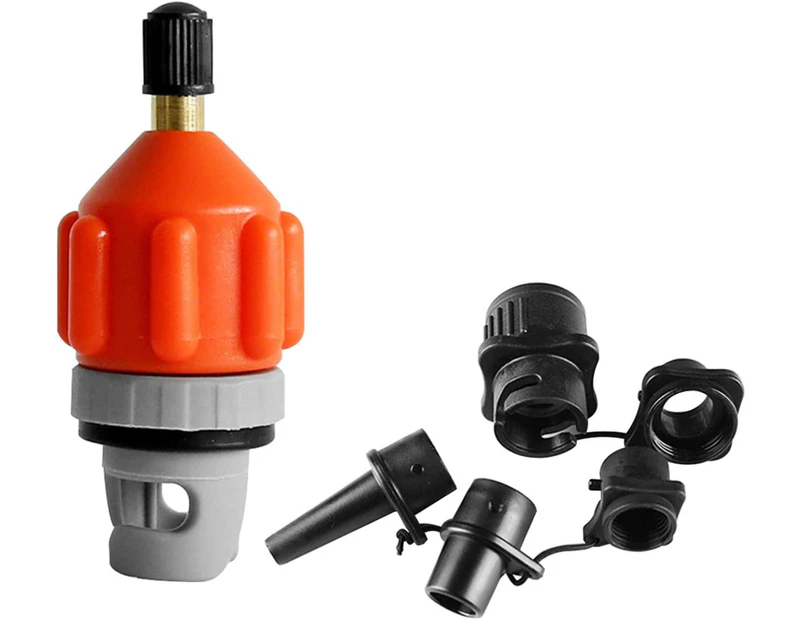 Air Valve Adapter, Inflatable Boat SUP Pump Adaptor with Nozzle, Multifunction SUP Pump Adaptor Compressor Air Valve Converter