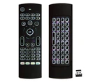 2.4G Backlit Air Mouse Remote Wireless Keyboard and Infrared Learning for Kodi Android TV Box