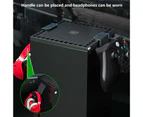 Dust-proof Net Detachable Easy Installation Efficient Heat Dissipation Game Console Gamepad Display Hanger for XBox Series X-Black