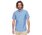 Tommy Hilfiger Men's Natural Soft Poplin Shirt - Copenhagen Blue