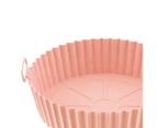 Grill Tray Binaural Handle Groove Design High Temperature Resistance Evenly Cook Indeformable Baking Dish for Bakery - Pink