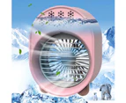 Portable Air Conditioner Personal Evaporative Air Cooler, 3 in 1 USB Air Cooling Fan  -Sakura Pink