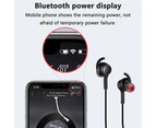 Wireless Headphones, Bluetooth V4.1 IPX5 Waterproof 12-14Hours Playtime Bluetooth Headphones BLACK BLACK