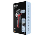 Braun Series 5 Rechargeable Electric Shaver - Black/Red 61-R1000s