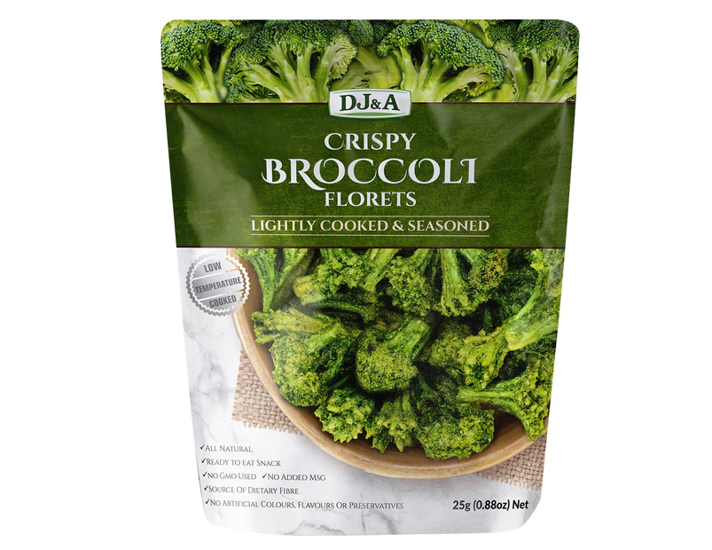 DJ&A Crispy Broccoli Florets 25g