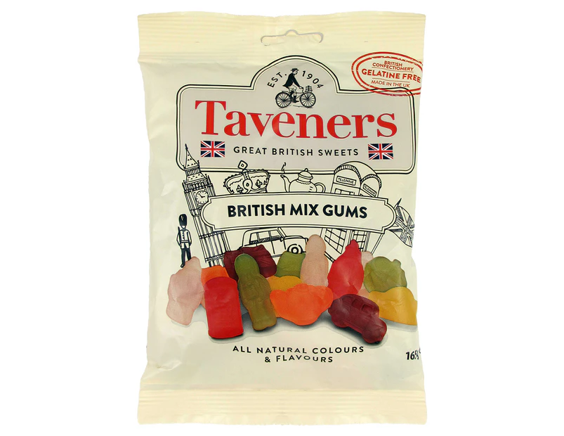 Taveners British Mix Gums 165g