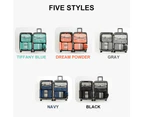 7pc Packing Cubes Travel Pouch Luggage Organiser ~ Dream Powder