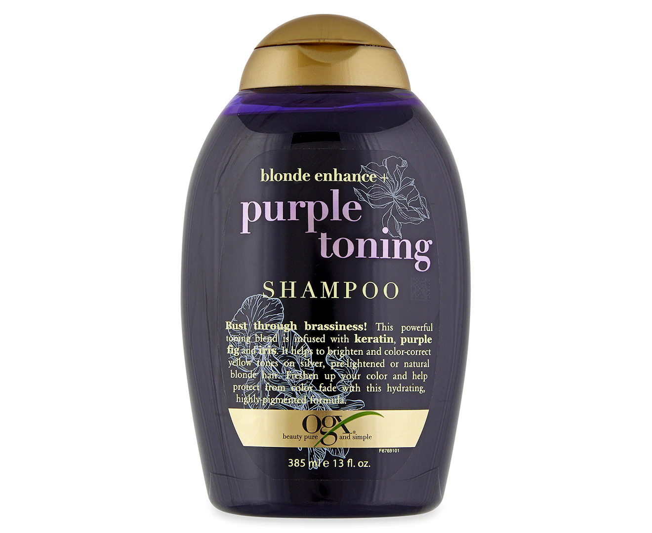 Ogx Blonde Enhance + Purple Toning Shampoo 385ml