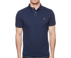 Polo Ralph Lauren Men's Short Sleeve Custom Slim Fit Polo Shirt - Navy
