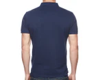 Polo Ralph Lauren Men's Short Sleeve Custom Slim Fit Polo Shirt - Navy