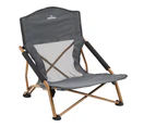 Kathmandu Roamer Festival Chair Portable Folding Camping Picnic Seat  Unisex  Chairs/ Loungers - Alpenglow/Lolly Manta Print