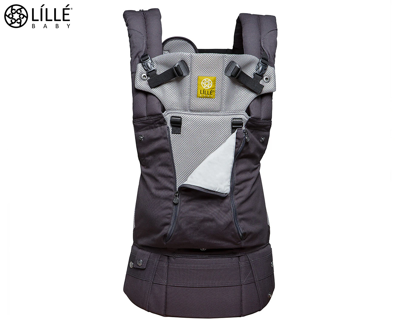 LILLEbaby Complete All Seasons Baby/Newborn/Toddler Carrier Charcoal Silver