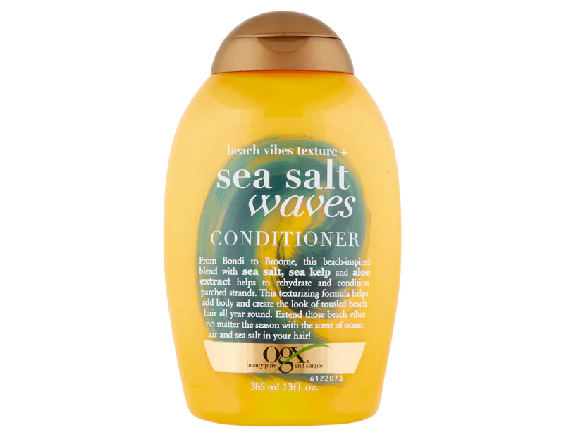 OGX Beach Vibes Texture + Sea Salt Waves Conditioner 385mL