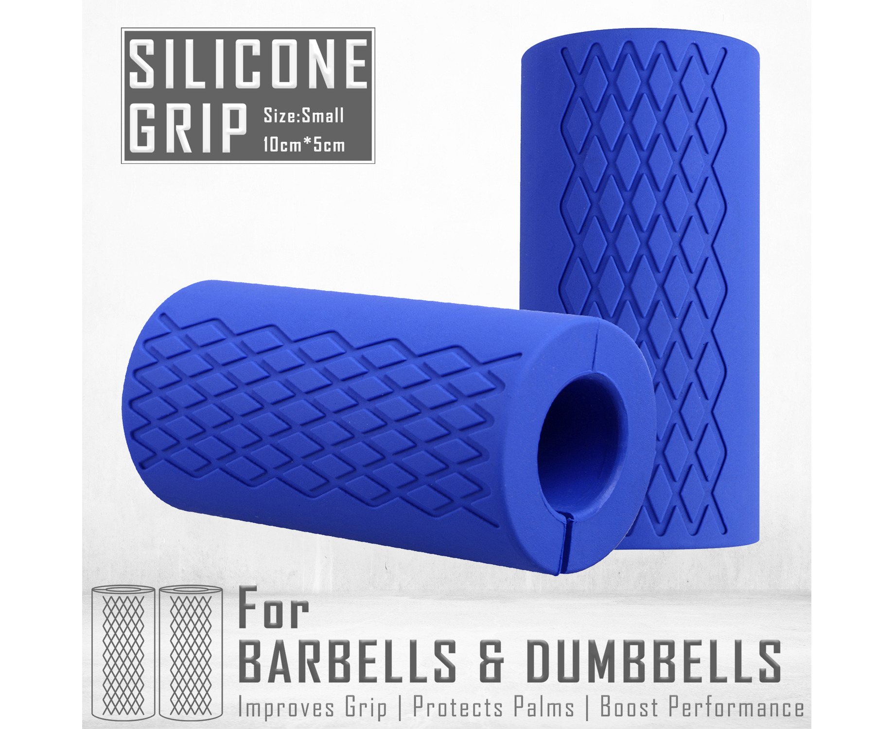 METEOR Essential Dumbbell Grips,Silicone Dumbbell Grips,Dumbbell