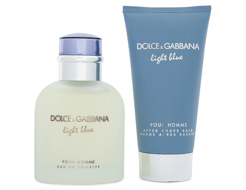 Light Blue 2 Piece 75ml Eau de Toilette by Dolce & Gabbana for Men (Gift Set)