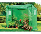EcoPro 200 x 78 x 150cm Walk-in Tunnel Greenhouse PE Cover Tomato Plant Garden Green Shade