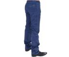GF Ferre Blue Cotton Straight Fit Casual Pants
