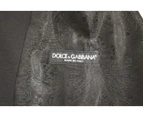Dolce & Gabbana Black Wool Single Breasted Vest Gilet
