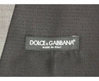 Dolce & Gabbana Gray Wool Formal Dress Vest Gilet Weste