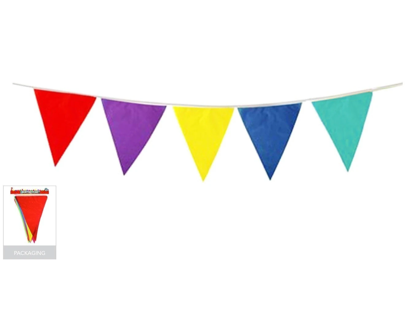 9m BUNTING FLAG Colourful Triangle Party Banner Birthday Wedding Flags Outdoor