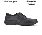 Hush Puppies Men's Elkhound MT Oxford Leather Shoes Casual Bounce 2.0 - Black