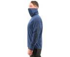 Caterpillar Men's ViralOff Long Sleeve Gaiter Tee with Face Covering Top Shirt CAT - Detroit Blue