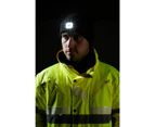 PORTWEST Beanie with LED Head Light USB Rechargeable Camping Cycling Workwear Hat - Navy